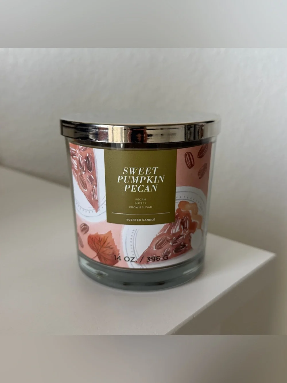 NEW! Sweet Pumpkin Pecan 14 oz Candle Sonoma Goods for Life